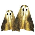 thumbnail image 1 of Happydeer Sequin Fabric Ghost Tabletop Decor Halloween Shiny Ghost Figurine for Halloween Bedroom Desktop Home Decor (2pcs, With Light), 1 of 13