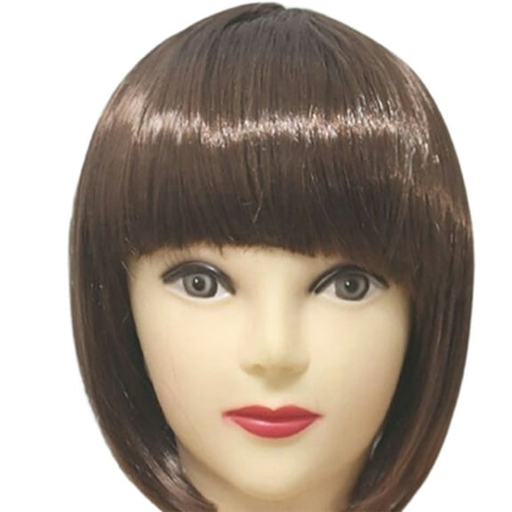 Happydeer Stylish Full Hangs Short Solid Color Faux Hair Wig for Nightclubs