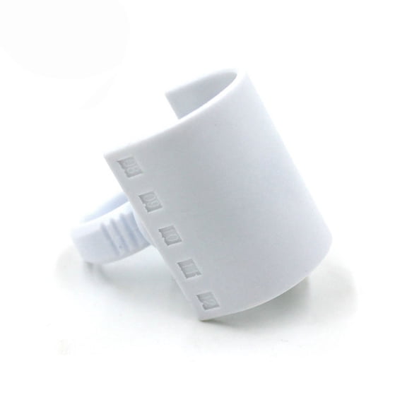 Happydeer U Shape Ring Strip False Eyelashes Extension Pallet Glue Holder Set Finger Tool