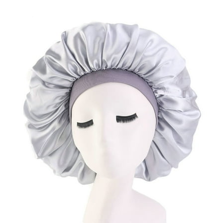 Happydeer Women Cap Satin Stretchable Night Sleep Hair Bonnet