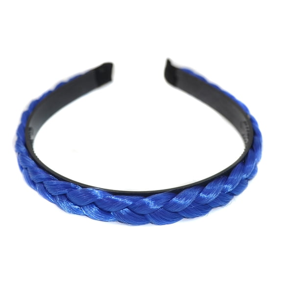 Happydeer Women Chemical Fiber Hair Hoop Synthetic Wig Braided Headband Headwear Hairband