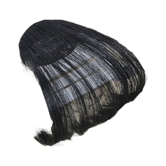 Happydeer Women Fake Hair Clip Air Bangs Wig Full Thin Neat Fringe Extension Hairpiece