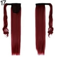 thumbnail image 1 of Happydeer Women Girl Long Straight Wavy Ponytail Wigs Clip in Pony Tail Hair Extensions, 1 of 12