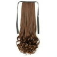 thumbnail image 1 of Happydeer Women Synthetic Fiber Long Curly Ponytail Fake Wig Hair Extension Hairpiece, 1 of 11