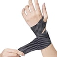 thumbnail image 1 of Happydeer Wrist Brace Breathable Ultra Thin Unisex Fitness Adjustable Straps for Carpal Tunnel Arthritis Pain Relief, 1 of 1