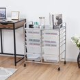 thumbnail image 2 of Happygrill 10-Drawer Rolling Storage Cart With Wheels - Mobile Organizer For Office & Home 2 of 6