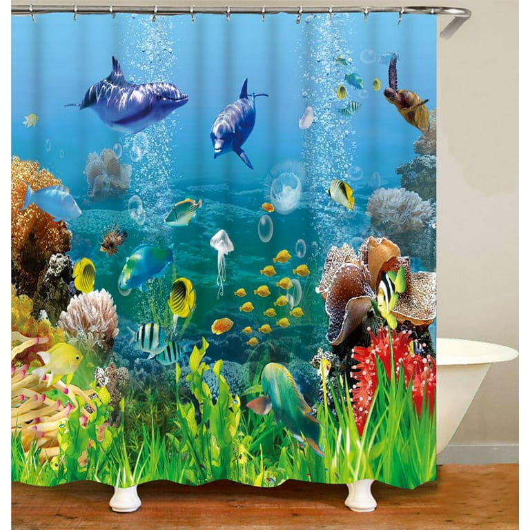 East Urban Home Fish Decor Shower Curtain