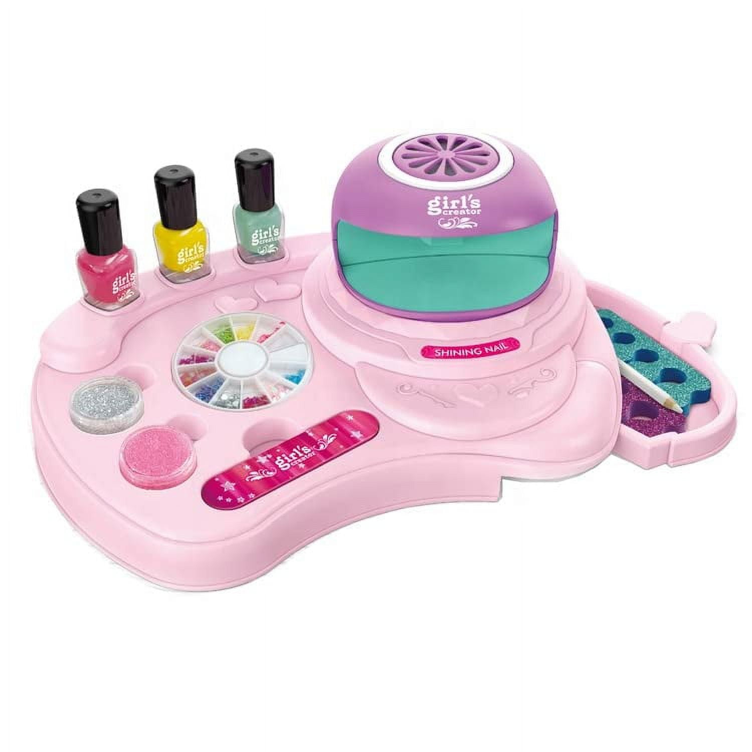 "Happyline" Nail Polish Set for Kids, Nail Art Studio, Pedicure and