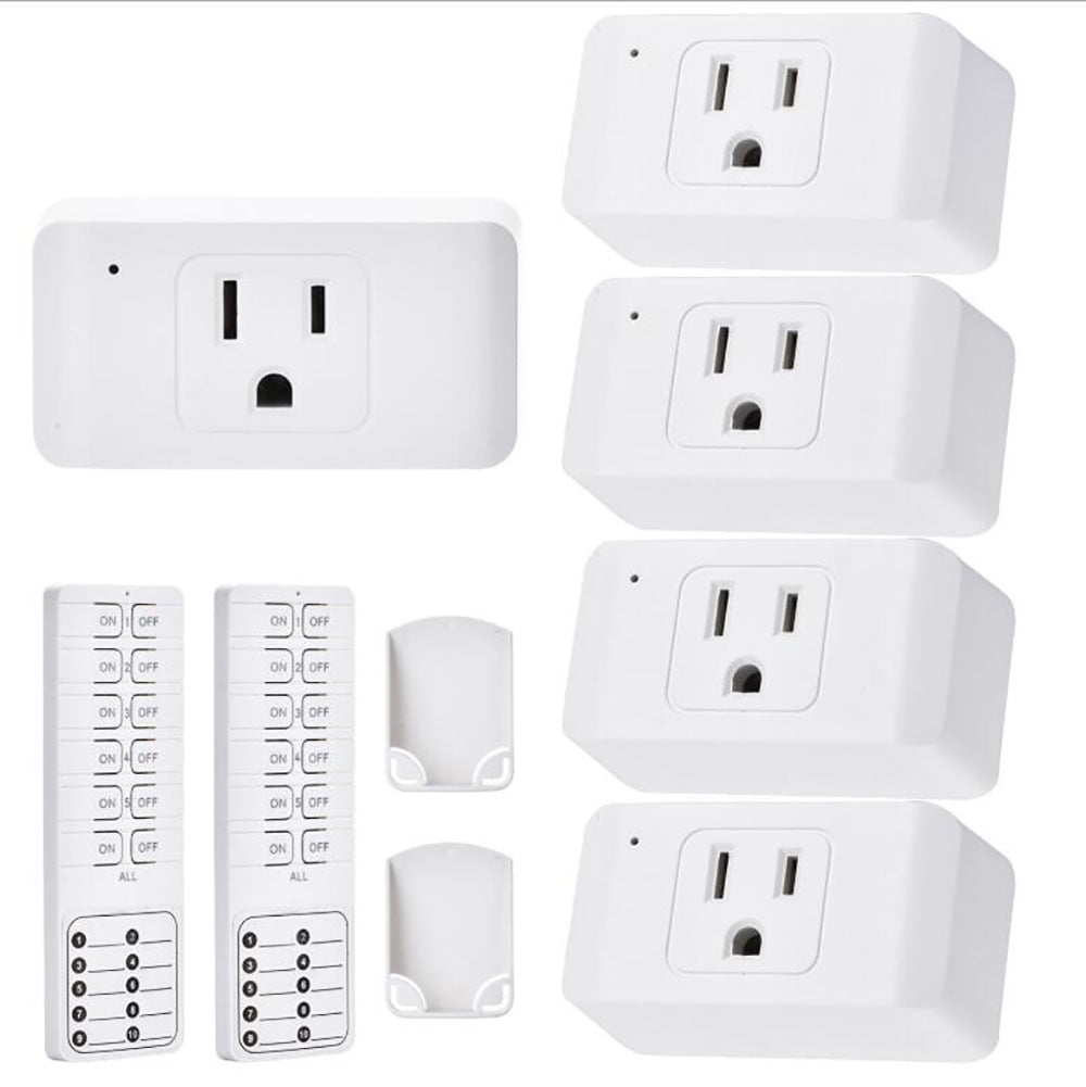 "Happyline" Two Remote Control Outlet Plug Wireless On Off Power Switch
