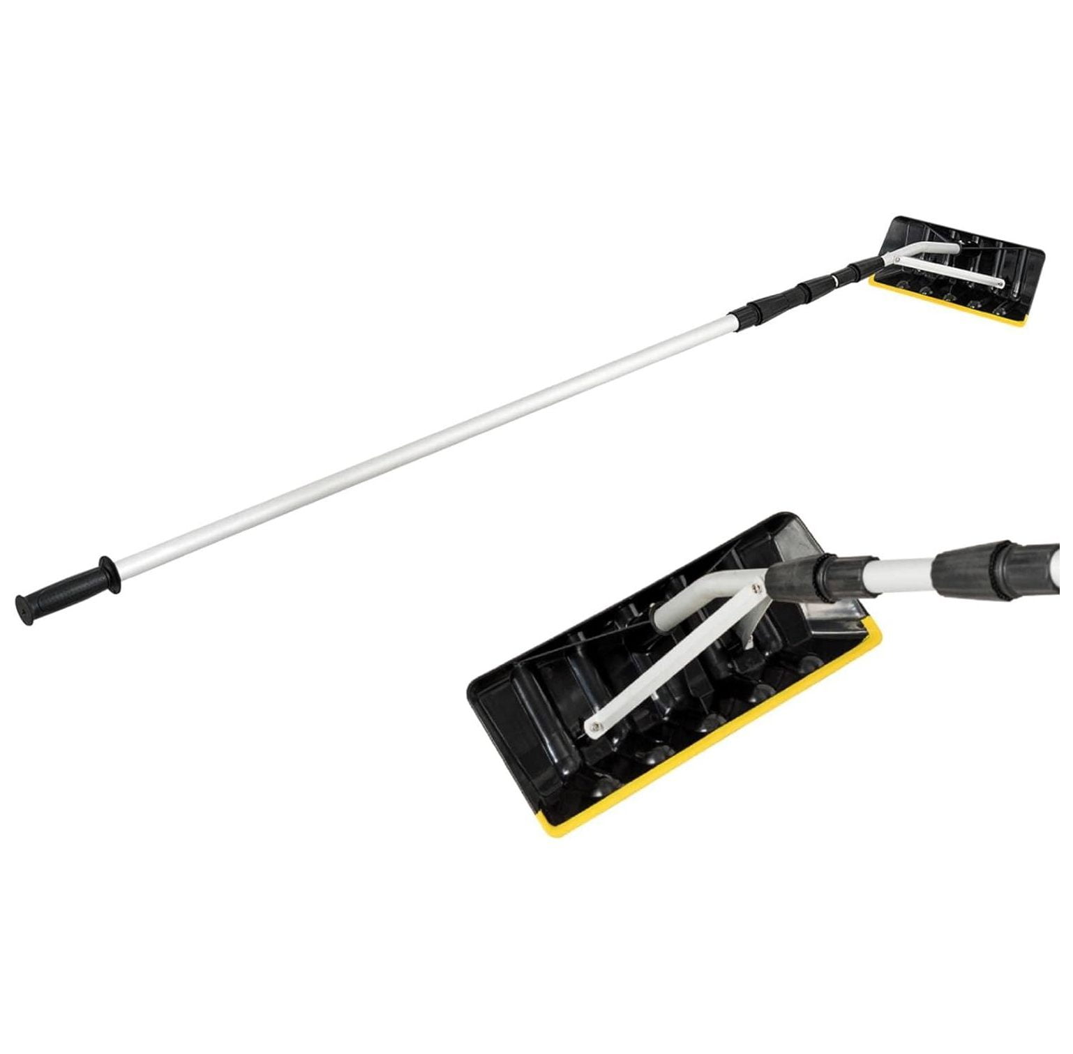 Happytools Telescoping Snow Roof Rake, 21’ Lightweight Aluminum Snow