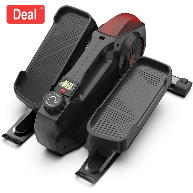 Hapycity Small Under Desk Elliptical Machine Mini Pedal Exerciser with 8 Resistance Levels Walmart