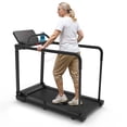 thumbnail image 1 of Hapycity Walking Treadmill for Seniors with Long Handrails, Forward & Reverse Walk, 0% Incline, 300 lbs Capacity for Home Recovery Fitness Exercise Machine, 1 of 9