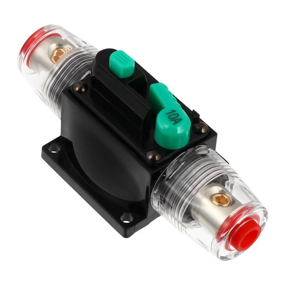 Haqieyen 10A Car Audio Circuit Breaker Fuse Holder for System Protection