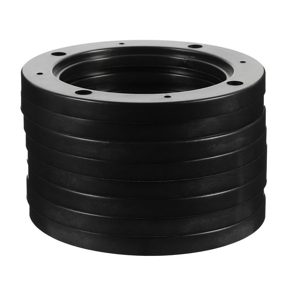 DINHEAROM Vehicle Mounting Compatibility Car Speaker Spacers Black 4 Pairs 6.3X6.3in