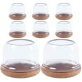 Haqieyen 8Pcs Reusable Table Feet Covers Chair Leg Caps Table Leg