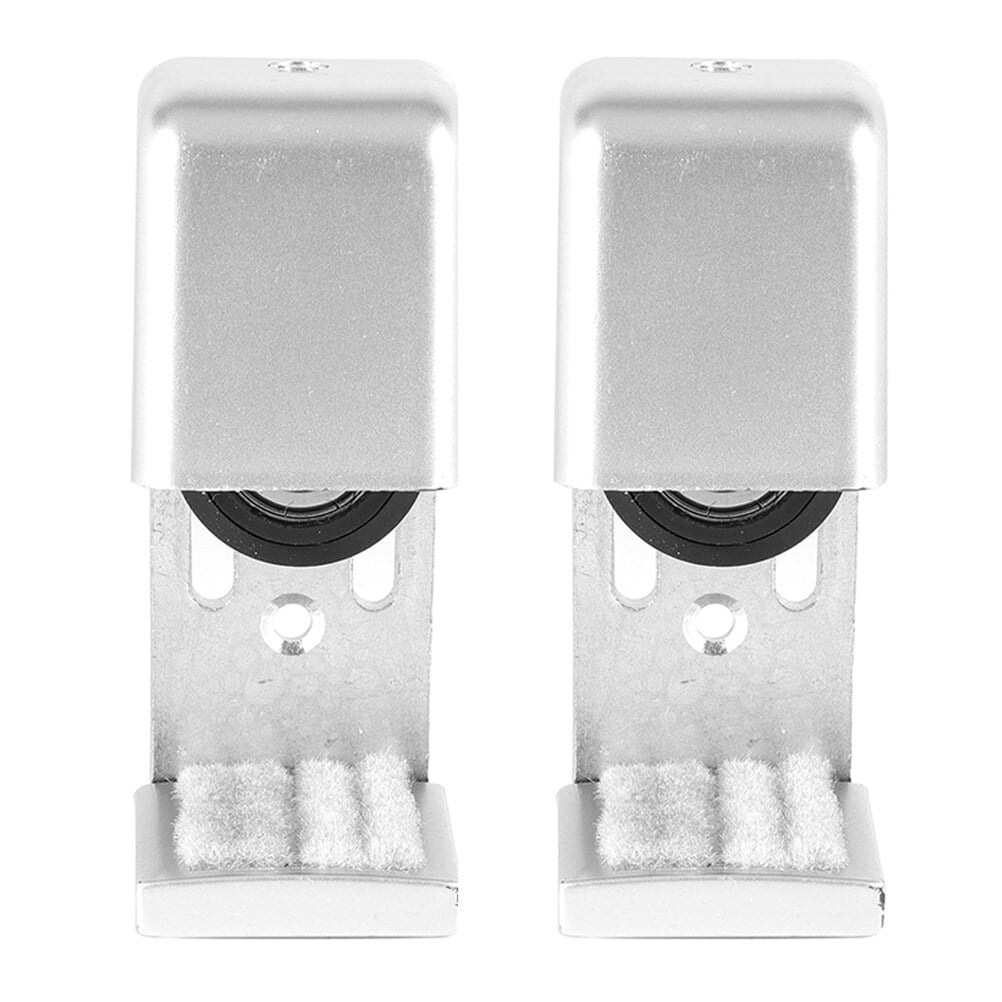 Haqieyen Adjustable Barn Door Floor Guide for Closet Roller