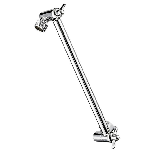 Haqieyen Adjustable Brass Shower Extension Arm Wall Mount Replacement