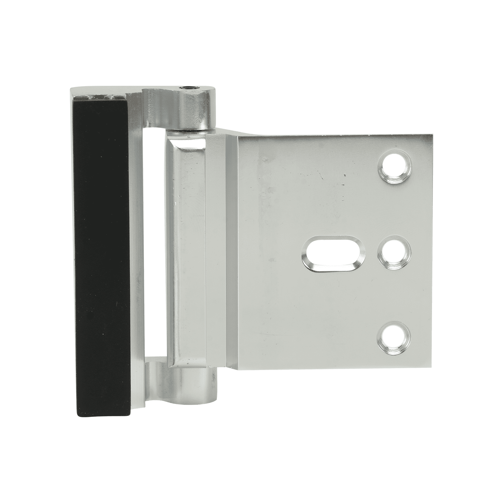 Haqieyen Black Aluminum Door Hinges with Lock Pin for Kitchen Furniture