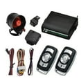 Haqieyen Keyless Car Vibration Alarm System Push Start Button Remote
