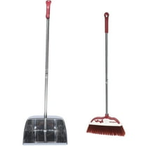 DINHEAROM Small Broom And Dustpan Set Portable Design Multi 1Set 90.0X30.0X4.0In