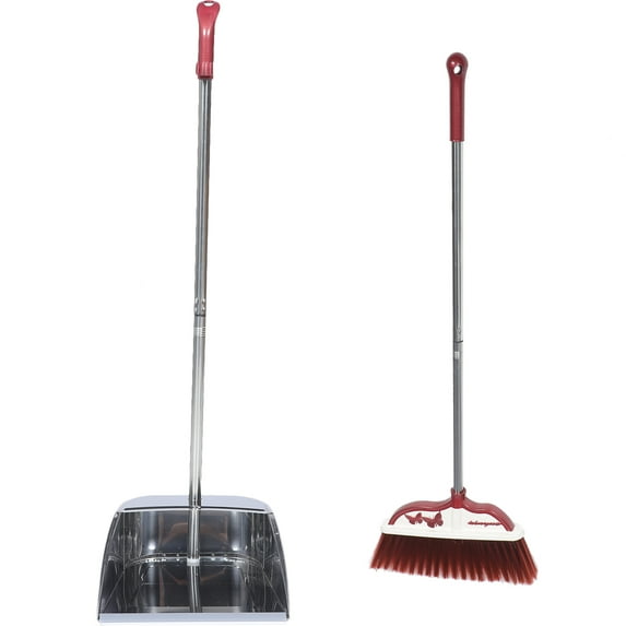 DINHEAROM Small Broom And Dustpan Set Portable Design Multi 1Set 90.0X30.0X4.0In