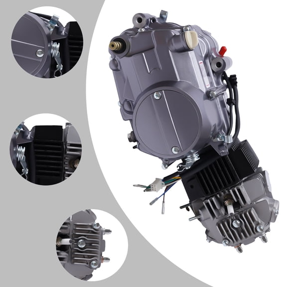 Single Cylinder Horizontal 4-Stroke 140CC Kick Start Engine Motor for Pit Dirt Bike, SSR, Apollo, Coolster, XR50 & ATC70