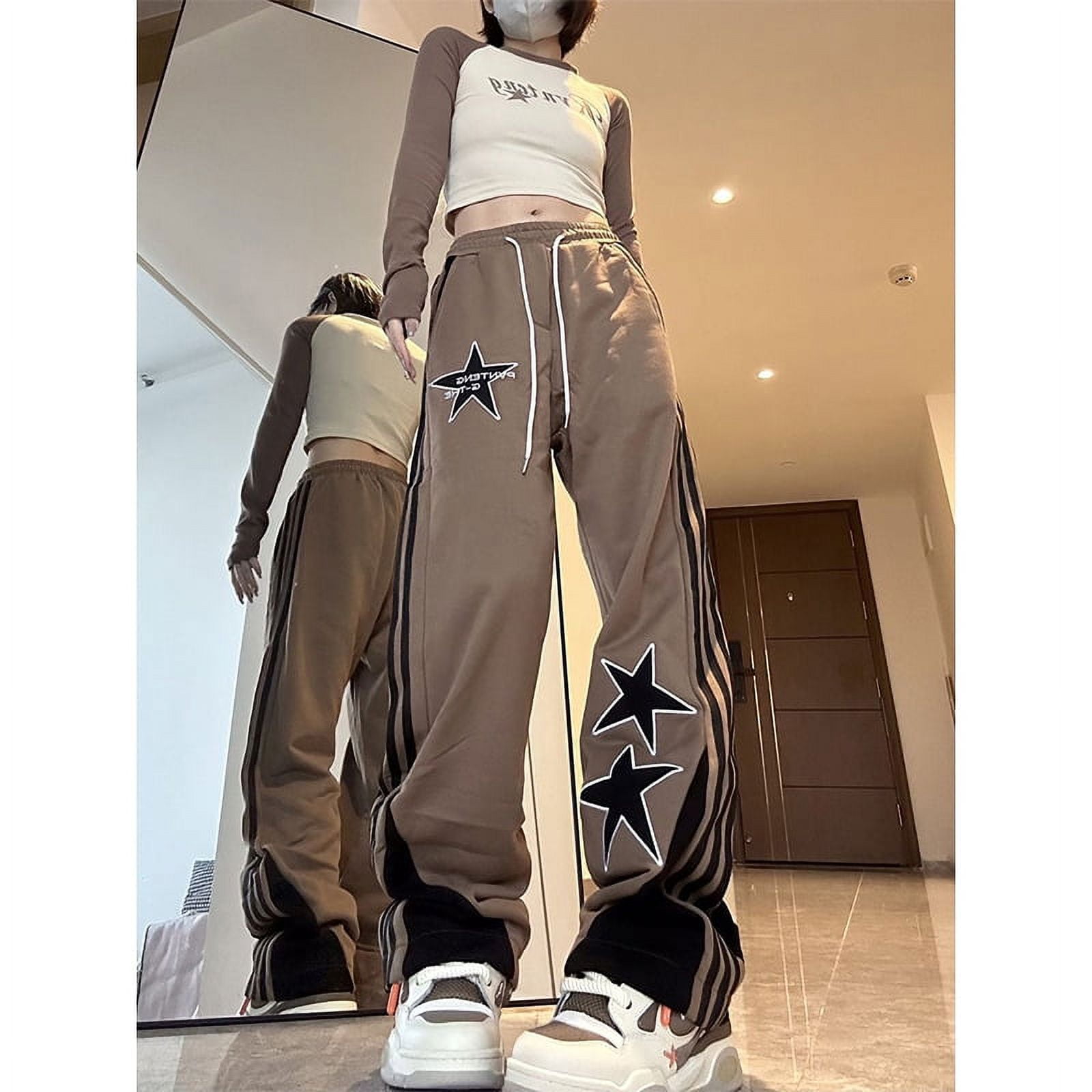 パンツ stripe pattern baggy slacks wide stripe pattern baggy slacks