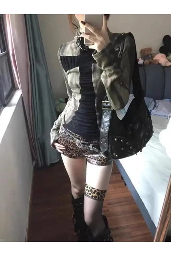 Harajuku T Shirts Women Skull Print Slash Neck Y2k Tops Fashion Gothic 2000s Vintage Tees Streetwear Punk Letter Black Tshirts