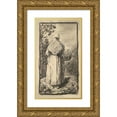 thumbnail image 1 of Harald Reiterer 9x14 Gold Ornate Wood Frame and Double Matted Museum Art Print Titled - Peasant Woman Seen From&nbsp;Behind, 1 of 4