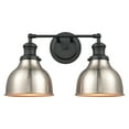 thumbnail image 1 of Haralson 17'' Wide 2-Light Vanity Light - Charcoal, 1 of 3