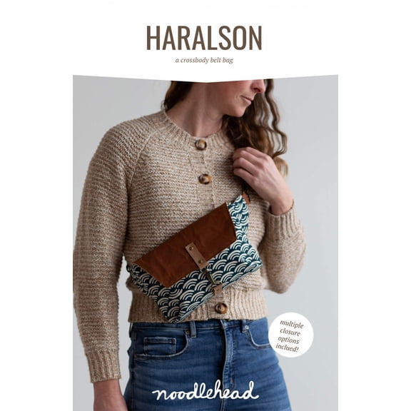 Haralson Belt Bag Sewing Pattern by Anna Graham for Noodlehead
