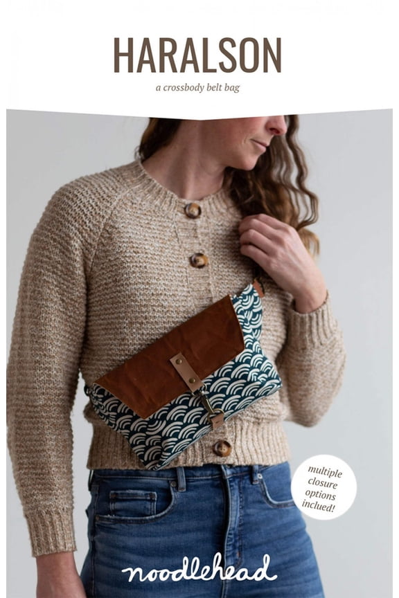 Belt Bag Sewing Pattern by Anna Graham for Noodlehead