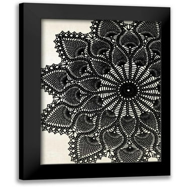 Harbick, N 12x14 Black Modern Framed Museum Art Print Titled - Doilies II