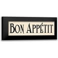 thumbnail image 1 of Harbick, N 14x7 Black Modern Framed Museum Art Print Titled - Bon Appetit I, 1 of 5