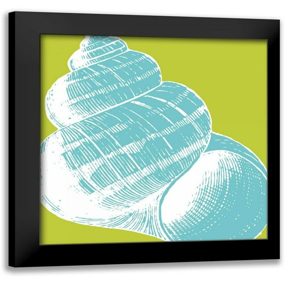 Harbick, N 15x15 Black Modern Framed Museum Art Print Titled - Graphic Shell III