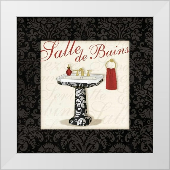 Harbick, N 15x15 White Modern Wood Framed Museum Art Print Titled - Classic Sink