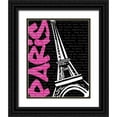 thumbnail image 1 of Harbick, N 15x18 Black Ornate Wood Framed with Double Matting Museum Art Print Titled - Travel Graffiti I, 1 of 4