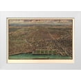 thumbnail image 1 of Harbick, N. 18x13 White Modern Wood Framed Museum Art Print Titled - 1916 Chicago Map, 1 of 4