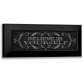 thumbnail image 1 of Harbick, N 24x11 Black Modern Framed Museum Art Print Titled - Believe in Yourself, 1 of 5