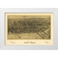 thumbnail image 1 of Harbick, N. 24x17 White Modern Wood Framed Museum Art Print Titled - 1906 Coney Island Map, 1 of 4