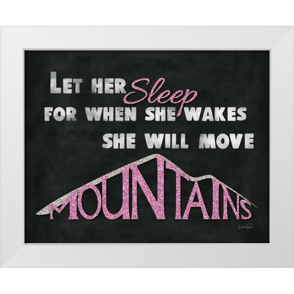 Harbick, N. 24x20 White Modern Wood Framed Museum Art Print Titled - Let Her Sleep II