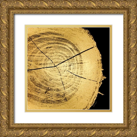Harbick, N. 26x26 Gold Ornate Wood Framed with Double Matting Museum Art Print Titled - Gold Wood IV