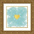 thumbnail image 1 of Harbick, N. 26x26 Gold Ornate Wood Framed with Double Matting Museum Art Print Titled - Hears and Arrows II, 1 of 4