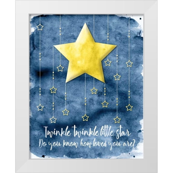 Harbick, N. 26x32 White Modern Wood Framed Museum Art Print Titled - Love You II