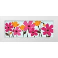 thumbnail image 1 of Harbick, N 32x14 White Modern Wood Framed Museum Art Print Titled - Spring Bouquet Panel I, 1 of 4