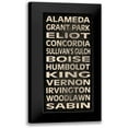 thumbnail image 1 of Harbick, N. 9x14 Black Modern Framed Museum Art Print Titled - NE Portland, 1 of 5