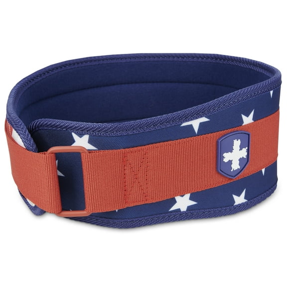 Harbinger 4.5" Foam Core Belt Stars and Stripes Large
