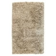 thumbnail image 1 of Harbinger 5 x 8 Shag Area Rug Eco Friendly Handwoven Fabric Blend Brown- Saltoro Sherpi, 1 of 5