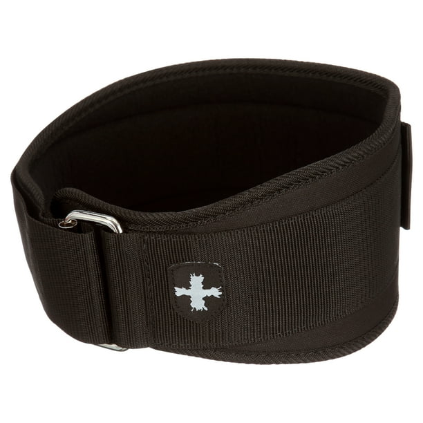 Harbinger Black 5 Foam Core Nylon Weightlifting Belt Men s Large Walmart Business Supplies