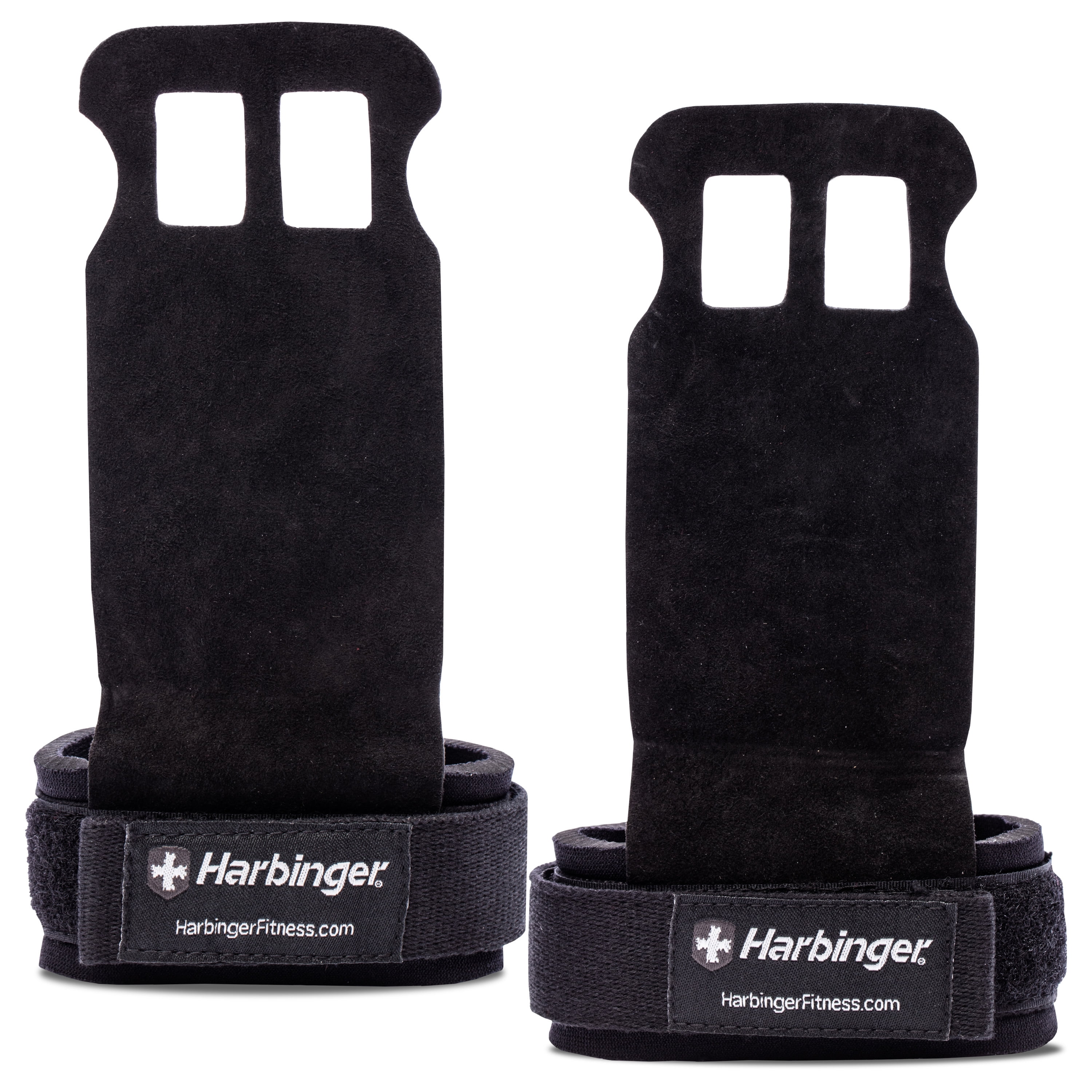 Harbinger Leather Palm Grips for Weight Lifting Hand Protection, Large